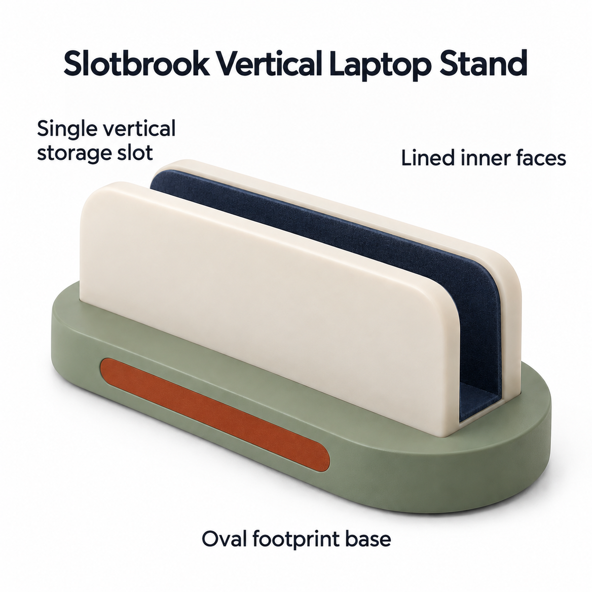 Slotbrook Vertical Laptop Stand