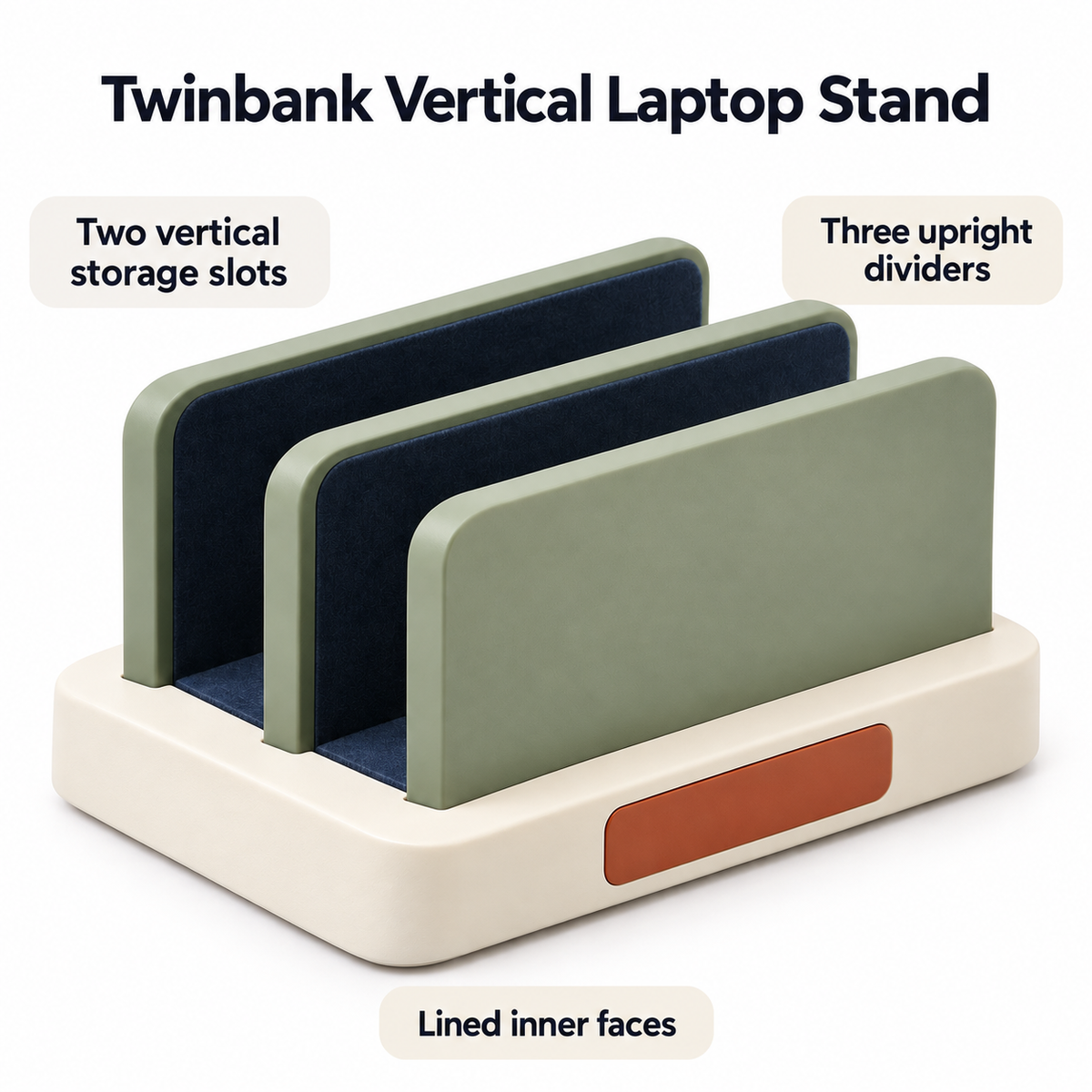 Twinbank Vertical Laptop Stand